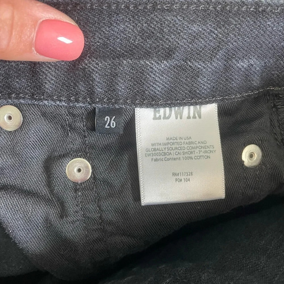 Edwin Cai Short 7" in Irony NWT 26 - Picture 11 of 13